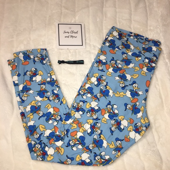 LuLaRoe Pants - Lularoe Donald Duck Leggings LuLaRoe Pants - Lularoe Donald Duck Leggings